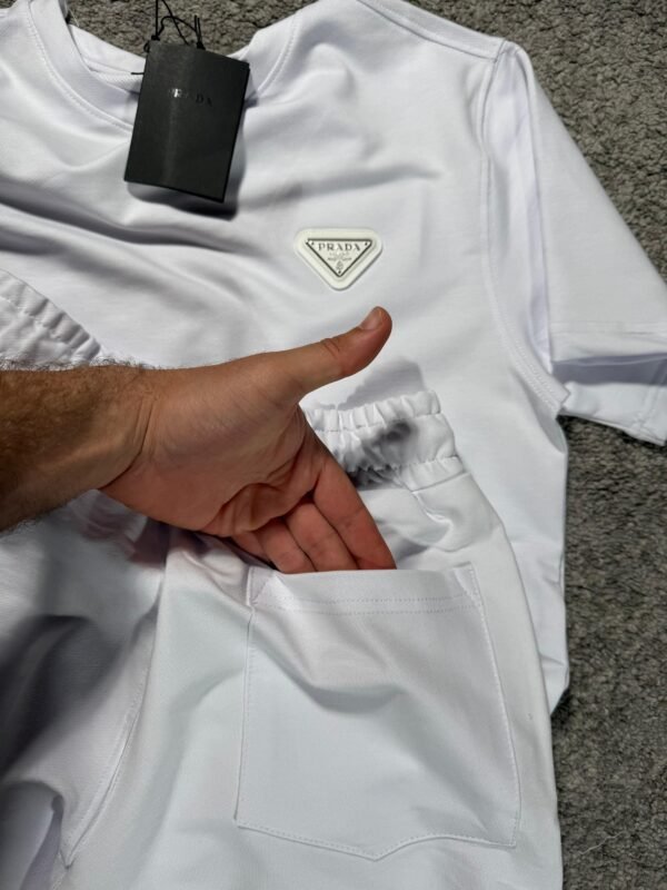 Conjunto corto Prada white - Imagen 2