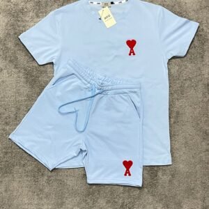 Conjunto corto Ami Paris Blue