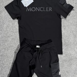 Conjunto corto Moncler black