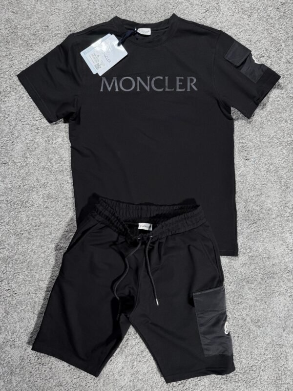 Conjunto corto Moncler black