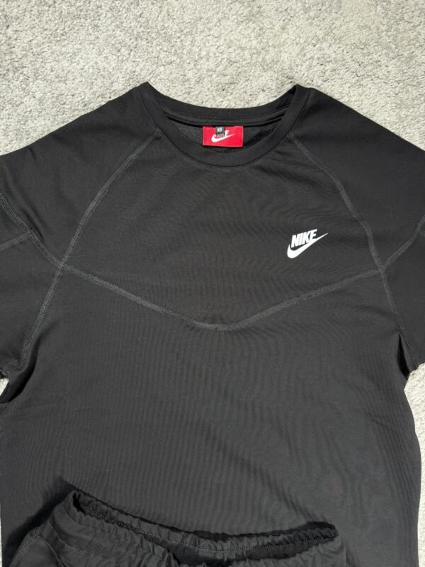 Conjunto Corto Nike tech Negro y blanco - Imagen 2