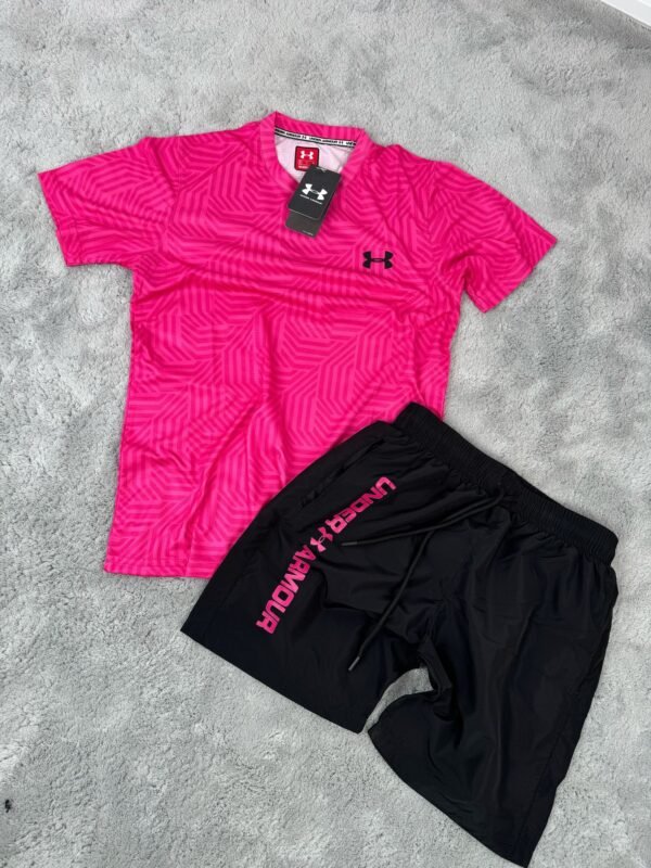 Conjunto Corto Under Armour Rosa