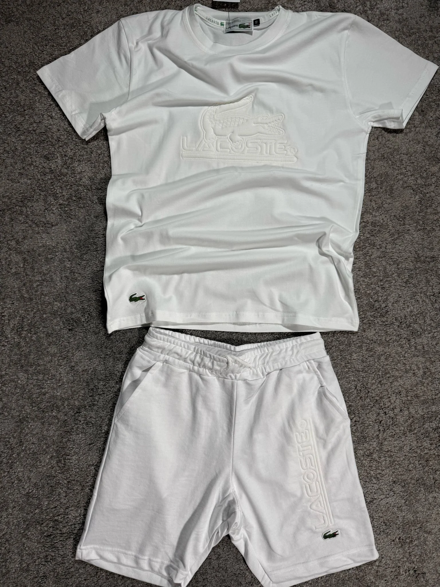Conjunto Corto Lacoste Algodon